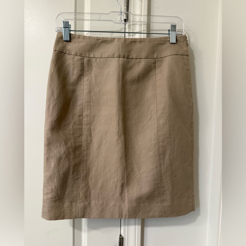 Ann Taylor Loft - Classic Tan Pencil Women's Skirt